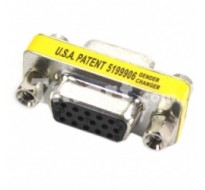 Переходник соединитель VGA (мама) - VGA (мама) 15 контактов