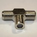 Тройник - 3 F гнезда, STR-15-149C, для соединения кабеля, медь