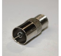 Переходник F гнездо - штекер ТВ, STR-15-032Z